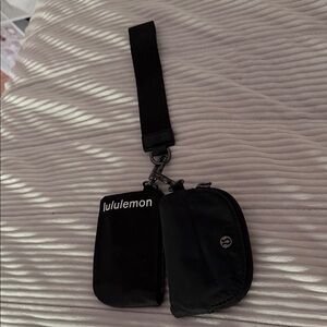 lululemon athletica Black Wristlet Wallet